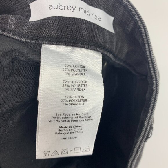 STS Blue Shorts Aubrey Mid Rise Gray Denim Fray Hem Cutoff - Picture 8 of 8